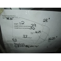 Hold for Pete Lundy!!!  Curved Glass Boat Windshield For Bayliner 1996 17 Ft Capri 1700LS