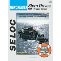 3208 Seloc Mercruiser Stern Drive 2001 - 2013 Shop Repair Service Manual Book