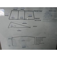 1985 Sea Ray boat Windshield 18 Ft Walk Through 73 x 76