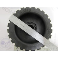 343R-6P Yates Boat Trailer 4-3/8" Ribbed Wobble Roller for 3/4" shaft