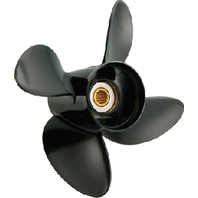 9.25 x 8 Pitch 4 Blade Prop For Evinrude Johnson 8, 9.9 & 15 HP