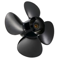 10 x 7 Pitch High Thrust 4-Blade Prop For Johnson 4-Stroke 9.9 & 15 Hp Outboard