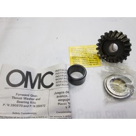 0390970 390970 378079 OMC Evinrude Johnson Forward Gear & Bushing 18-25 Hp