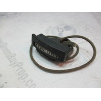 Vintage Mercury Outboard Silver/Black Recoil Pull Start Handle and 54" Rope