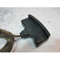 Vintage Mercury Outboard Silver/Black Recoil Pull Start Handle and 54" Rope