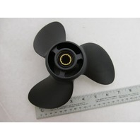 812949A02 Mercury Black Max 7.8 x 7 Pitch 3-Blade Alum Propeller 4-6HP 12 Spline