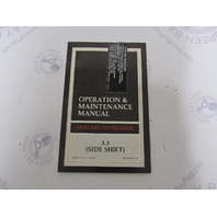 90-823239930 Mercury Outboard Operation & Maintenance Manual 3.3 HP Side Shift