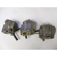 3301-9012A 7  Set of 3 Carburetors for Mercury Mariner Outboards 3301-9012A 5