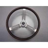 1983 Continental Vintage Faux Wood Boat Steering Wheel 13.5"