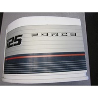 FA552944 Force Outboard 125 HP Cowling Top Cover Hood White