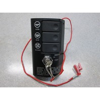 1990 Bayliner Capri Dash Panel Switches Horn Bilge Blower & Key