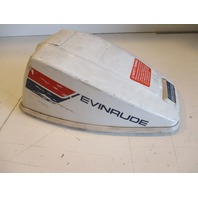 1974 15 HP Johnson Evinrude Outboard Cowl Engine Cover White FASTWIN ELECTRIC