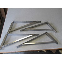 Boat Swim Platform Stainless Steel Mounting Bracket Lot of 4