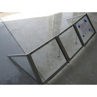 Boat Windshield 66 x 19 x 32 Walk Through Door