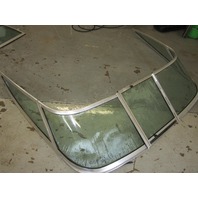 Boat Windshield Curved Glass Walk Through 80" Wide 25" High