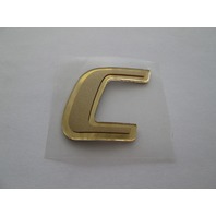 Chaparral Limited Edition Boat Gold Emblem Logo Letter "C" 1.5 inch 1997-99