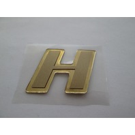 Chaparral Limited Edition Boat Gold Emblem Logo Letter "H" 1.5 inch 1997-99