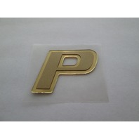 Chaparral Limited Edition Boat Gold Emblem Logo Letter "P" 1.5 inch 1997-99