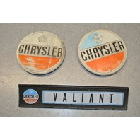 Chrysler Valiant Boat Emblems 1970s