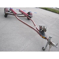 Custom Burgundy Escort Bunk Trailer For Boat 17 18 or 19 Ft