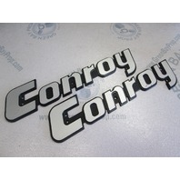 Glastron Conroy Boat Nameplate Logo Raised Lettering