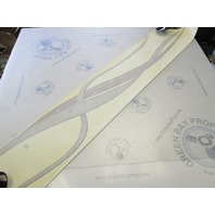 Lund Boat Hull Port Vinyl Decal Dark Red Grey Silver Black