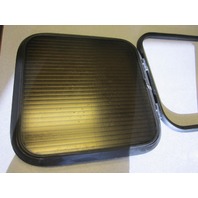 Marine Boat Cuddy Cabin Hatch Black Plexiglass Aluminum Frame