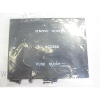 Marine Boat Fuse Block Access Cover Plastic