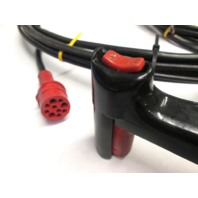 OMC Evinrude Johnson Side Mount Remote Control Trim Tilt Red Plug 16 ft Cable