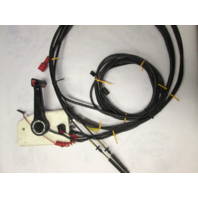 OMC Evinrude Johnson Side Mount Remote Control Trim Tilt Red Plug 16 ft Cable