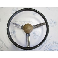 OMC Stringer Tru-Course Boat Steering Wheel 14 3/4 in