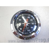 Vintage Airguide Contralog II Speedometer 50 MPH 4 in Diameter