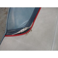 1988 Bayliner Capri Blue Grey White Red Back to Back Boat Seat