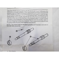 30-820439A 1 Quicksilver  F366058 Ball Bearing Kit Force  35/50HP