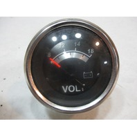 67019F Teleflex Marine Boat Black Sterling 2" Voltmeter Gauge 8-18 VDC