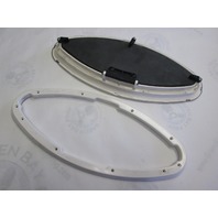 Boat Oval Stainless Steel Porthole Portlight Window w/Screen & Frame 18 3/8" Long Face