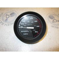 3 3/4" Black Face Maxum US Marine Boat Speedometer Gauge