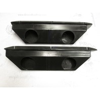 1980's Thompson Cutlass 185 Boat Black Plastic Louvered Blower Vent Cover