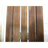 Teak Wood Boat Floor Deck Ski Hatch Cover & Aluminum Frame 35 1/4 x 11 1/4