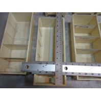 Lot of 14 Yellow Plastic Parts Storage Bins 5 W x 12 L x  3 1/4 H Maximize Space