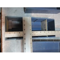 Lot of 14 Blue Plastic Parts Storage Bins 5 W x 12 L x  3 1/4 H Maximize Space