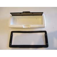 Marine Boat Waterproof Radio Stereo Cover Splash Guard Universal White/Black