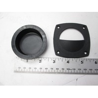 Boat Cabinet Drawer Door Black Flush Pull 2 3/4" x 2 3/4"