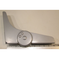 Silver Boat Seat Hinge Set  7 7/8" X 9 5/8"
