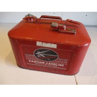 Vintage Mercury Kiekhaefer Outboard Fuel Gas Tank Can Metal 6 Gallon