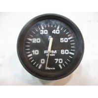 TC9864B Faria Marine Boat Outboard Tach Tachometer 7K 7000 RPM 3 1/4" Black