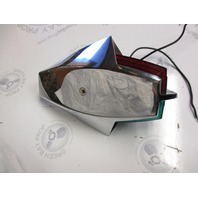 Vintage Boat Bow Light Chrome w/Red & Green Lens Thompson Boat 1960s