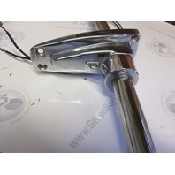 Vintage Boat Chrome Stern Pole Light with Mounting Bracket Working! 1960's Era