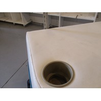 1997 Bayliner Capri 1750LS 3.0L GM Sterndrive Engine Motor Cover White Blue Teal