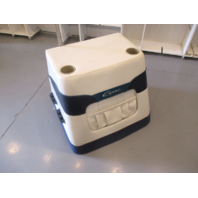 1997 Bayliner Capri 1750LS 3.0L GM Sterndrive Engine Motor Cover White Blue Teal